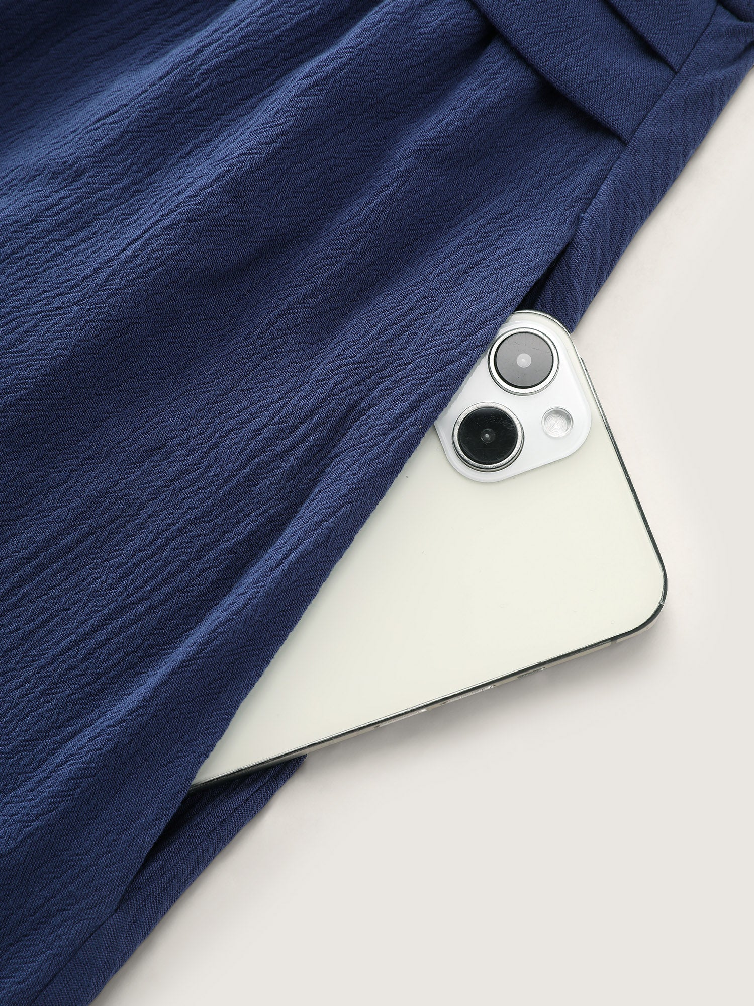 Stretchy Pleated Waist Flowy Fit Midi Dress