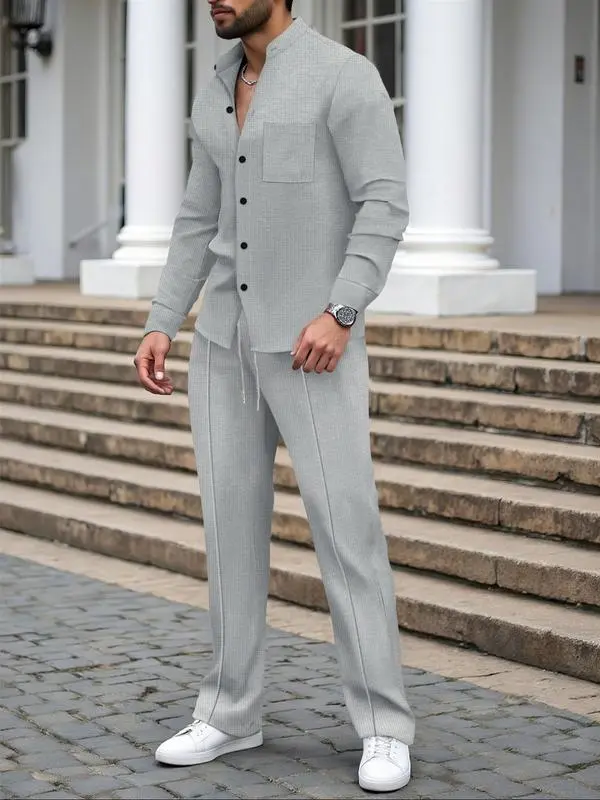 Men's new spring and autumn suit set