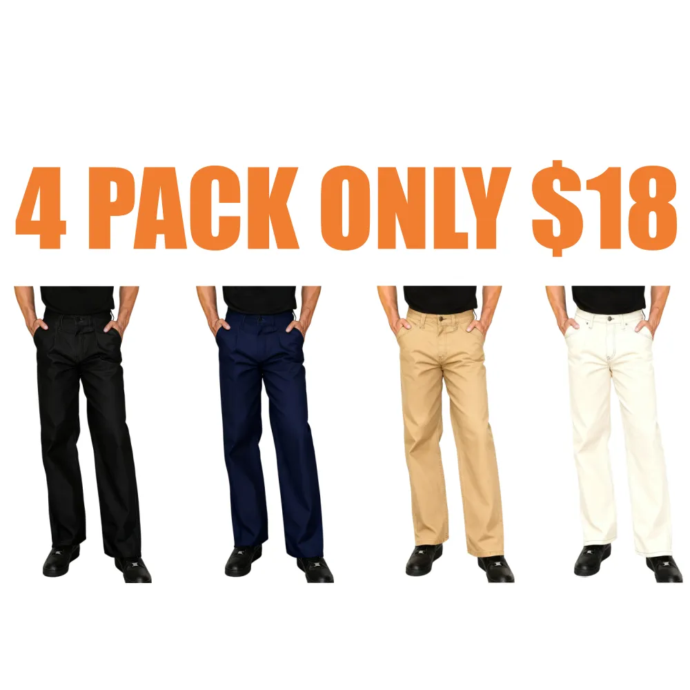 Pleated Raw Denim Baggy Fit Jeans