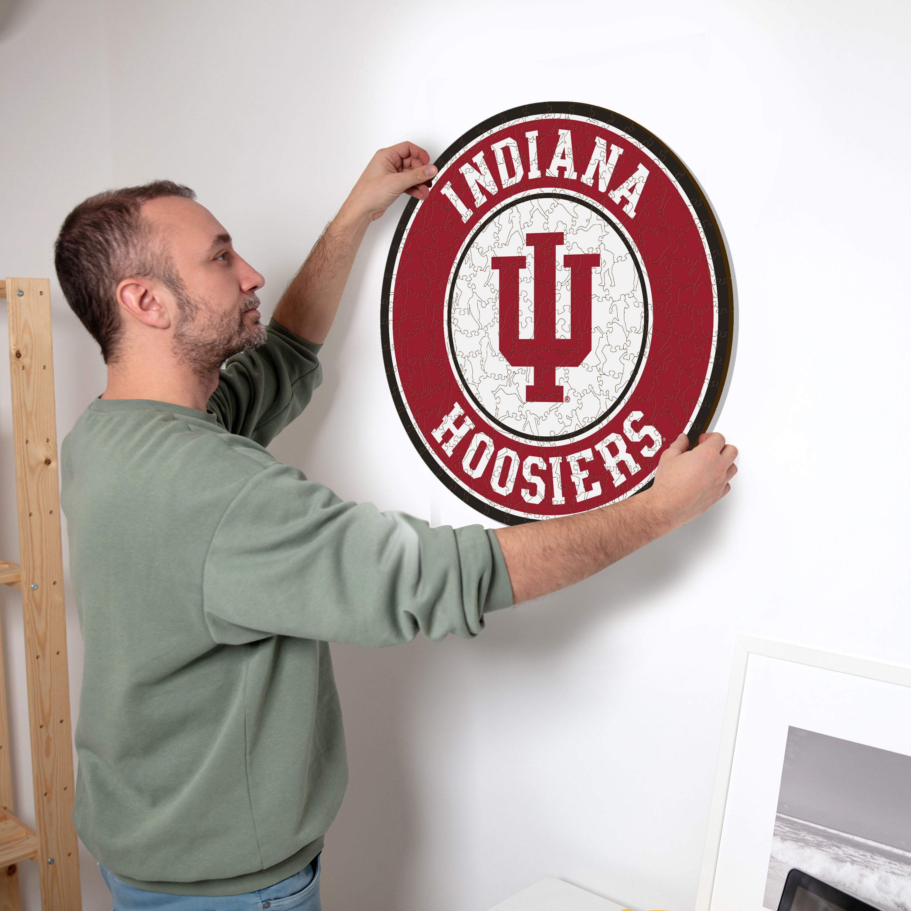 Indiana University - Wooden Puzzle