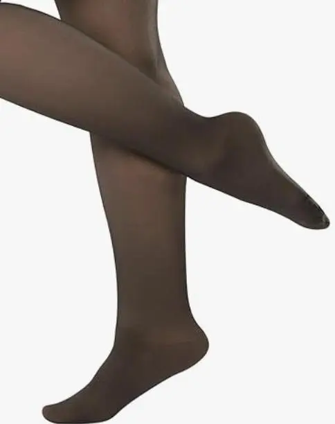 Fleece Lined Tights Sheer Women