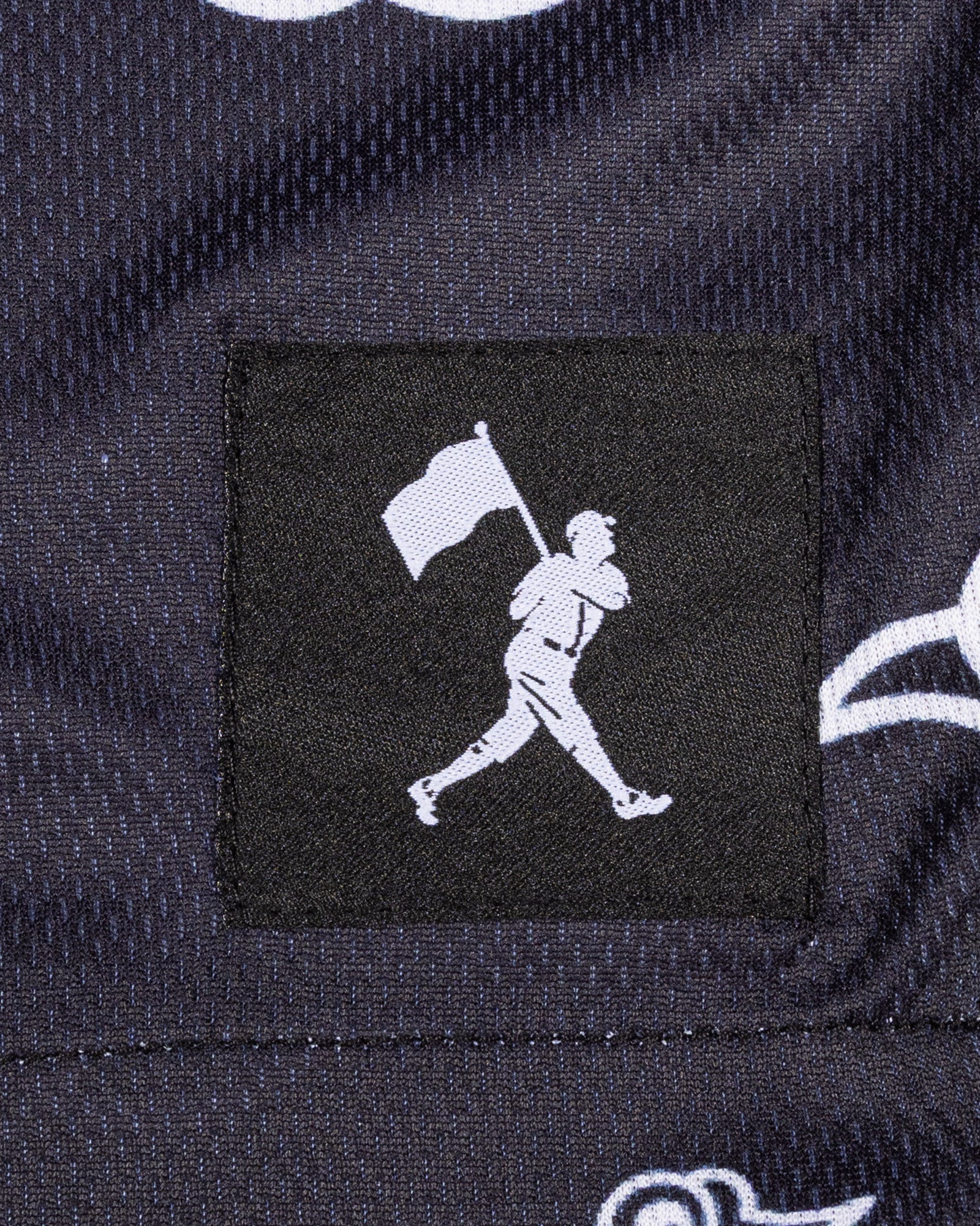 Kumo (Cloud) Anime Diamond Air Mesh Shorts Black
 - Youth