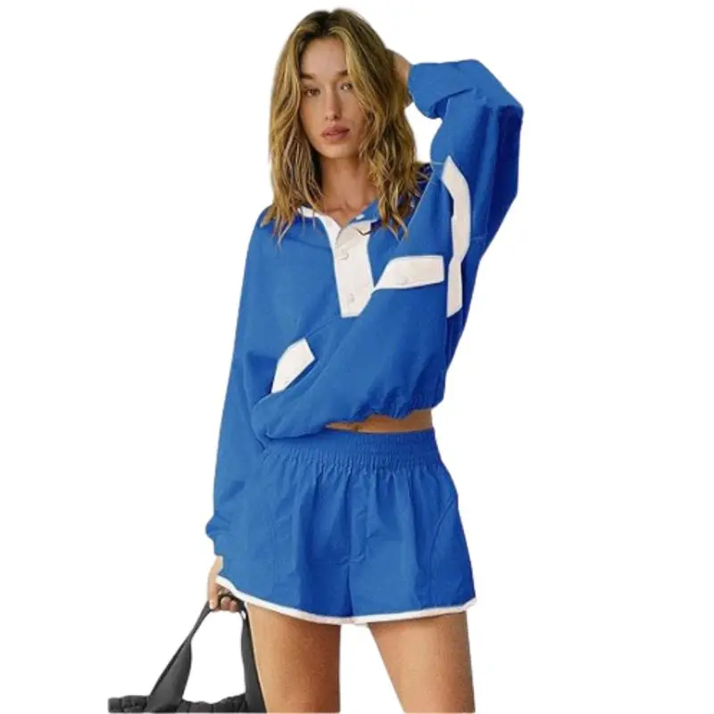 Women's Two Piece Short Sets Summer Lounge Sweatsuits(Just $3 a set!)