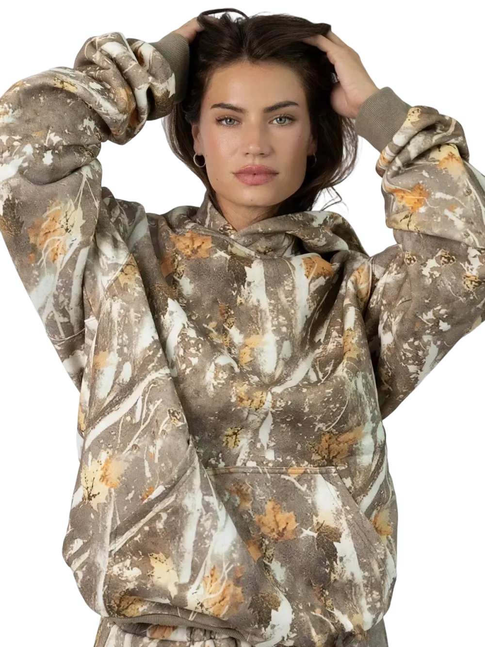 Camouflage unisex hoodie