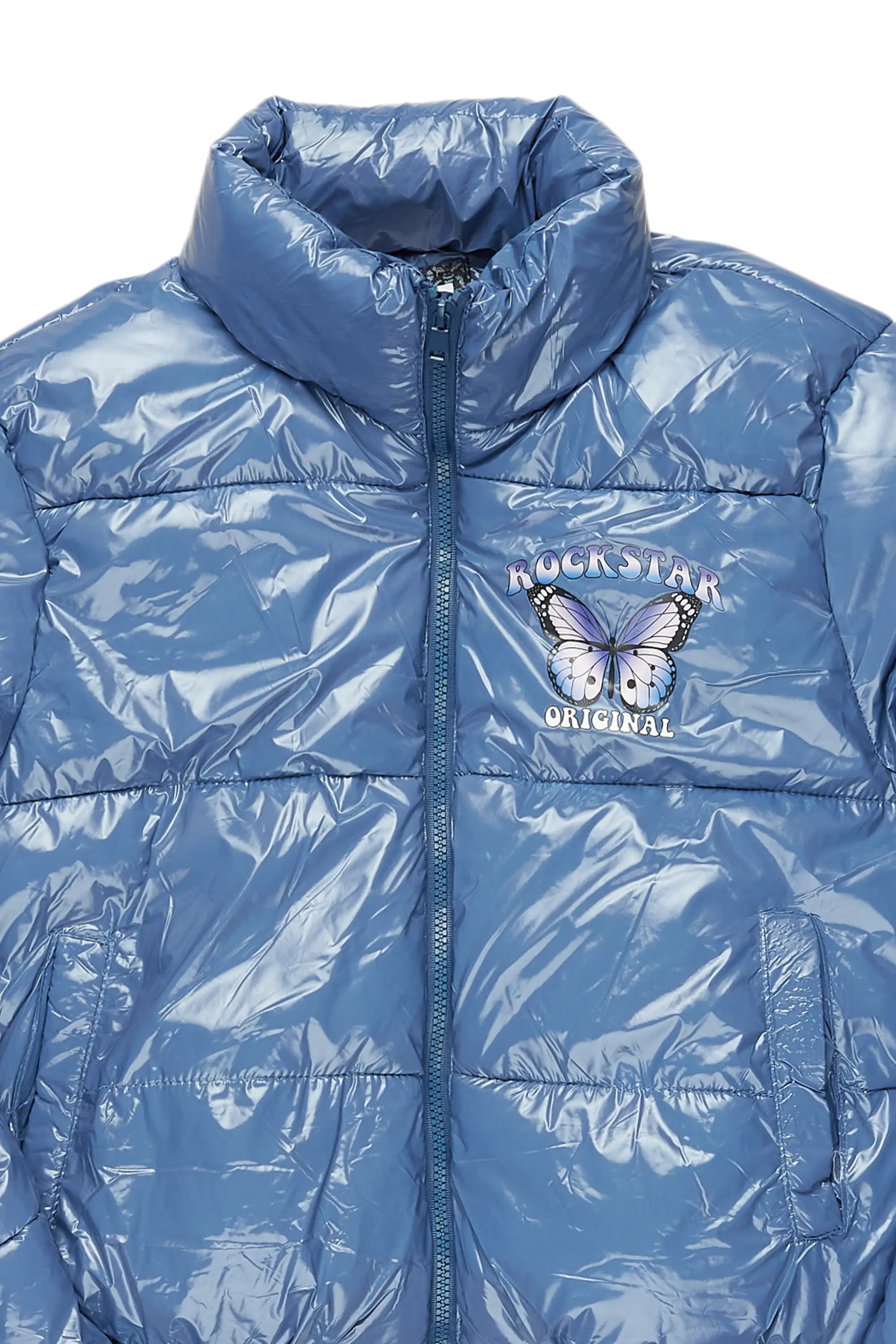 Cecilia Blue Puffer Jacket