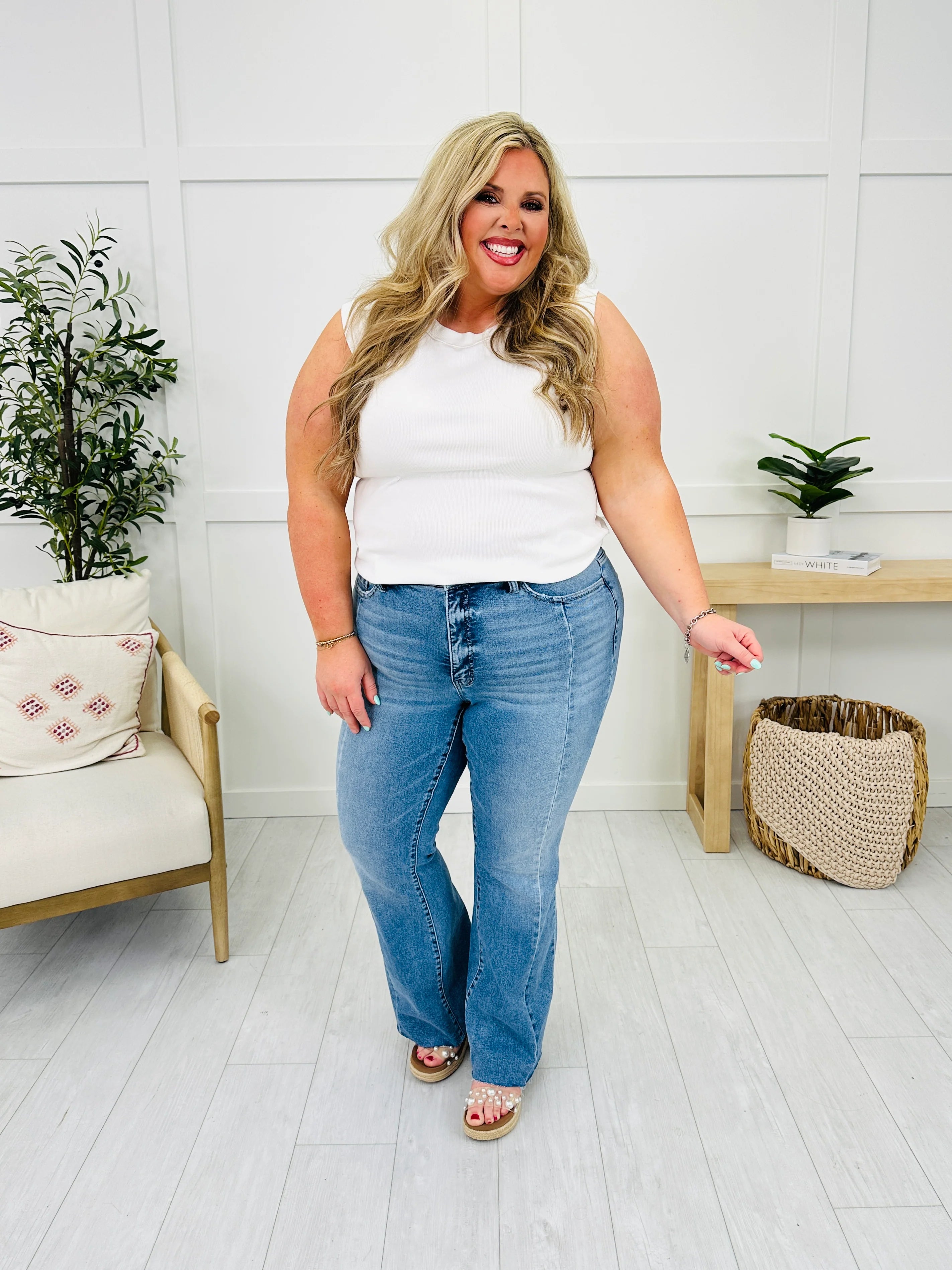 Long and Lean MOCO Exclusive Tummy Control Flare Jeans