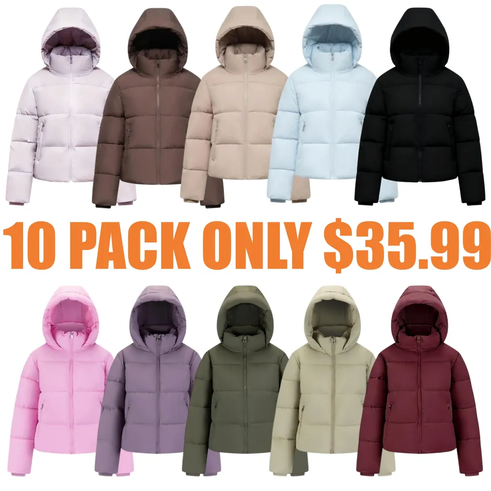 Womenswear Winter Comfort Minimalist Puffer Jackets