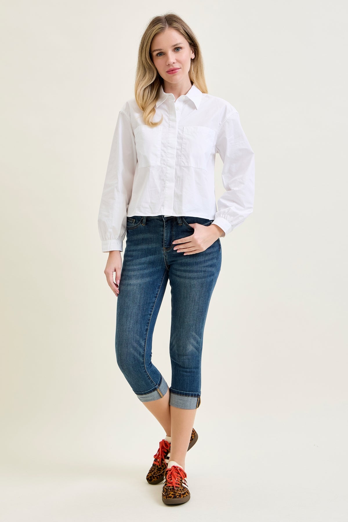 Serenity Mid Rise Capri