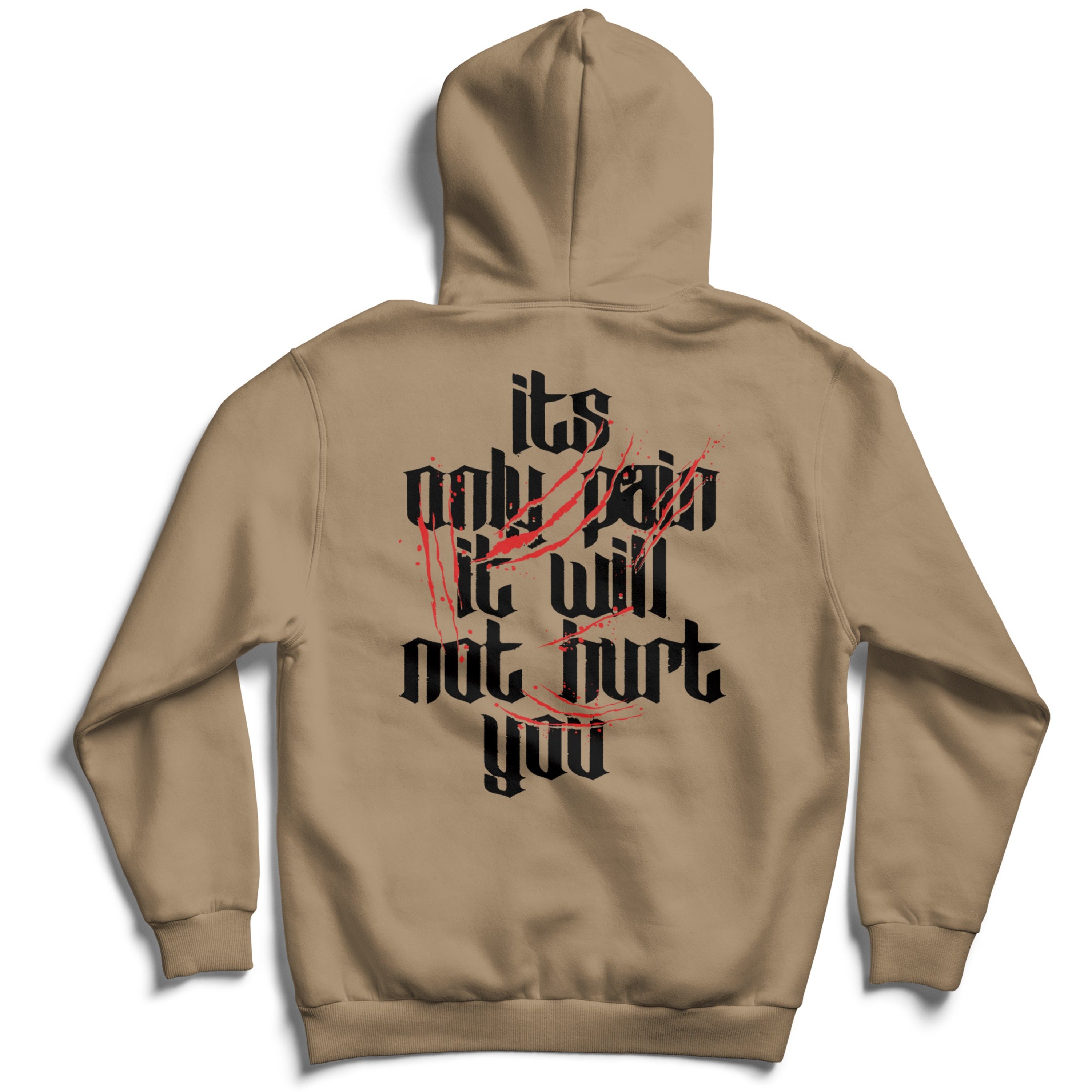 IT'S ONLY PAIN HOODIE - SAND