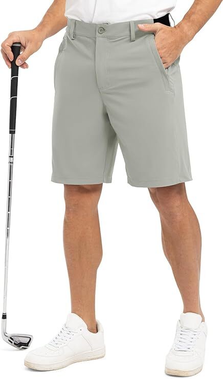 Men's Golf Work Shorts Stretch Waistband Dry Fit