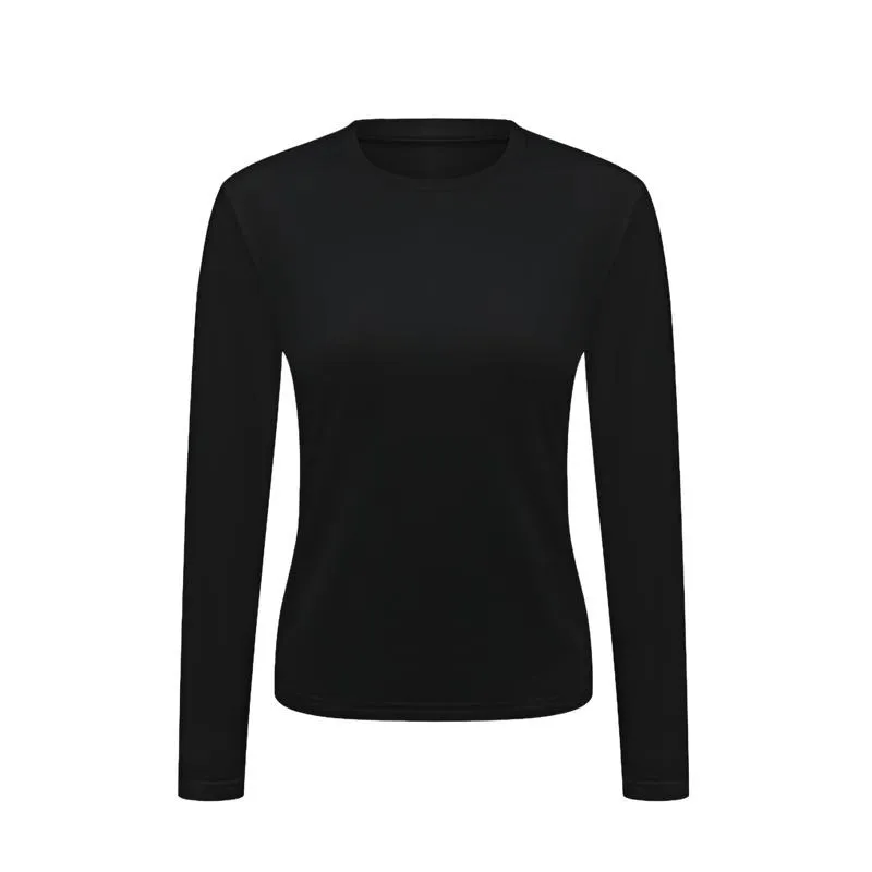 Women's Thermal Long Sleeve Top - Lightweight Warm Base Layer for Casual