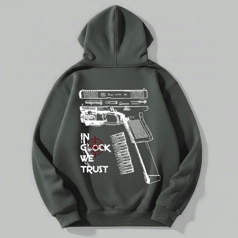 Unisex “In We Trust” Graphic Pullover Hoodie