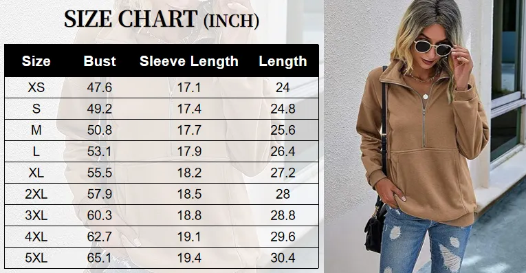 Women's Casual Long Sleeve Lapel Zipper Sweatshirt