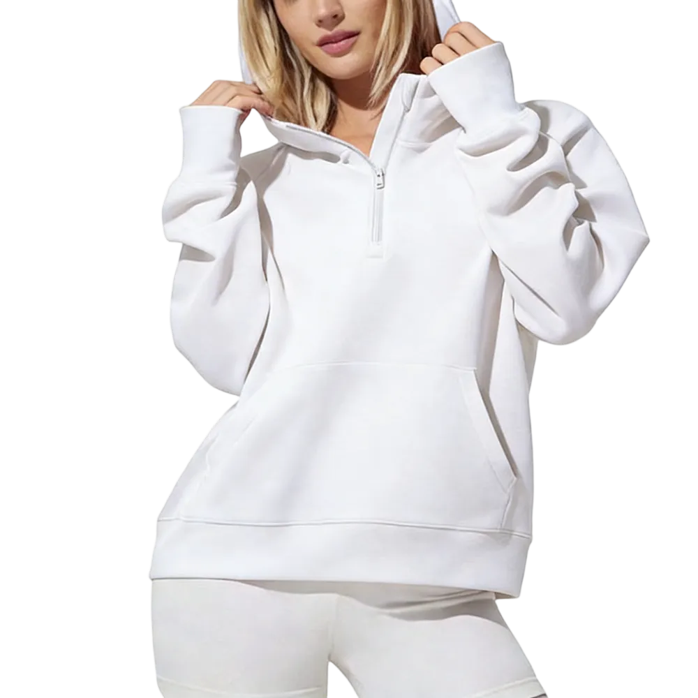 Oversized Half-Zip Hoodie