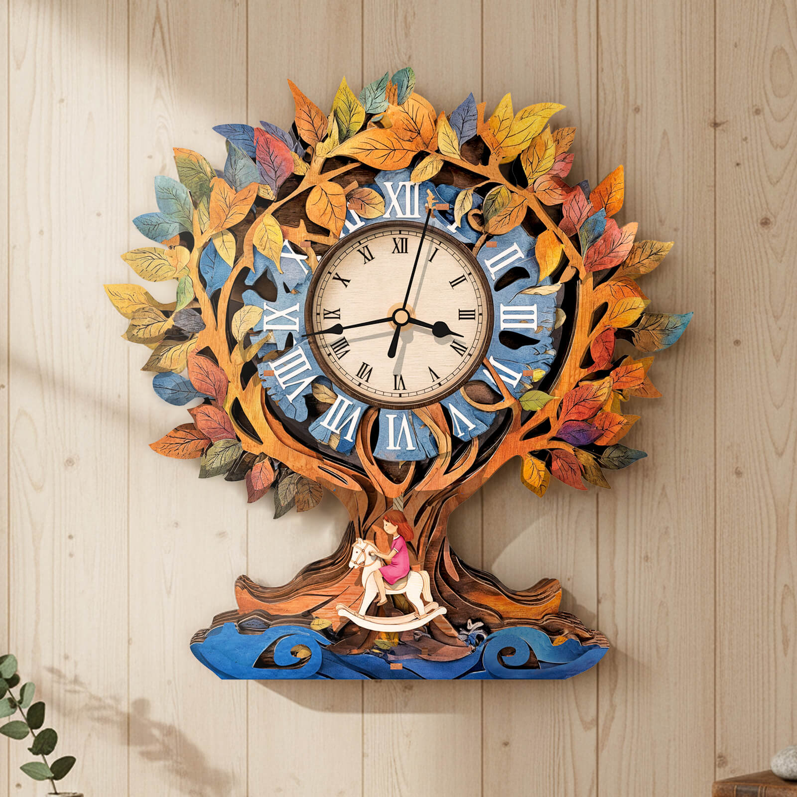 Tree of Life – DIY Wooden Clock, 3D Puzzle Craft Kit