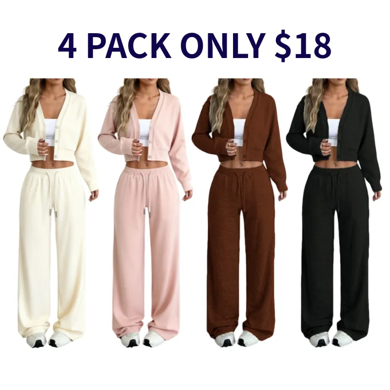 Women's Long Sleeve Jacket & Pants Set