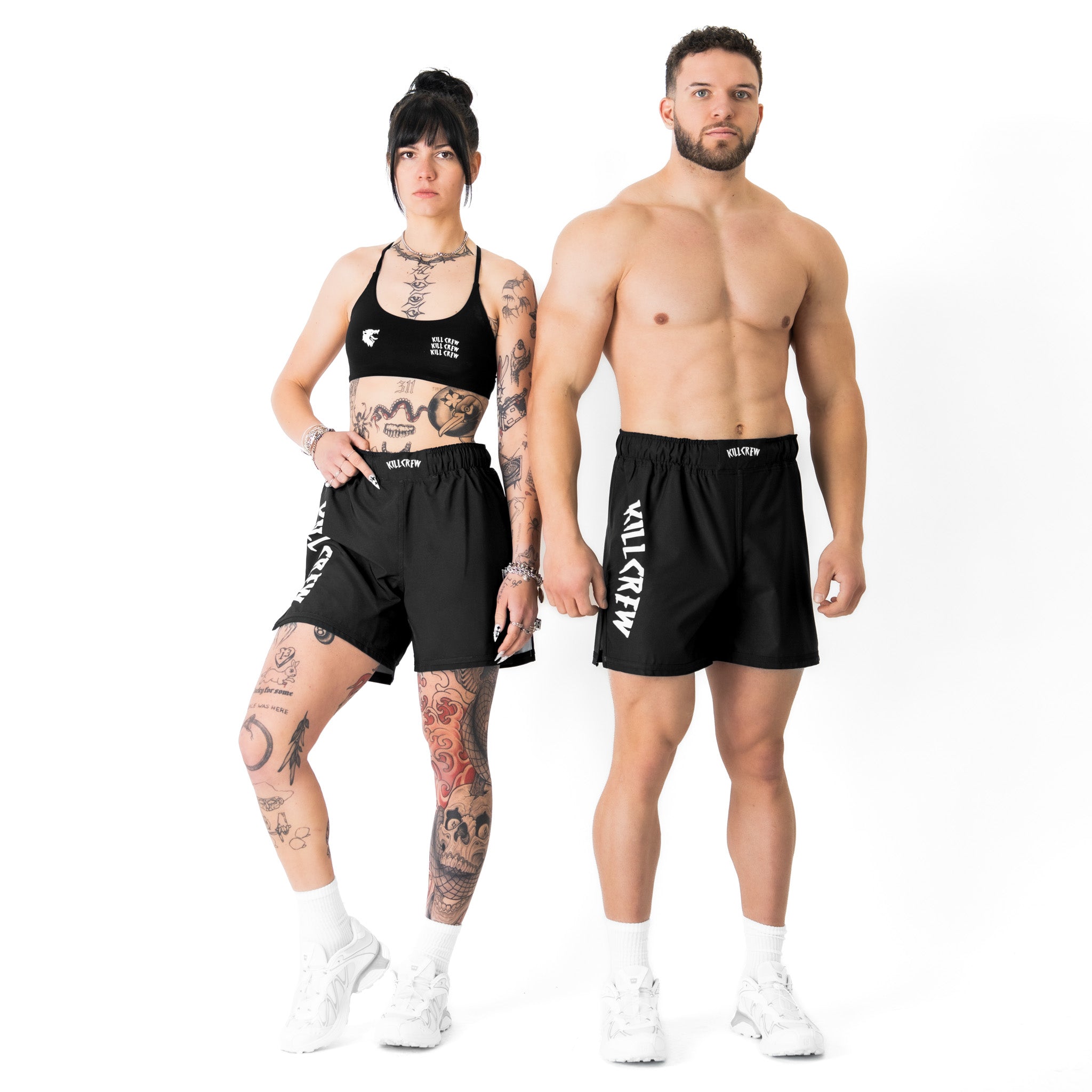BSEM FIGHT SHORTS (THAI CUT) - BLACK
