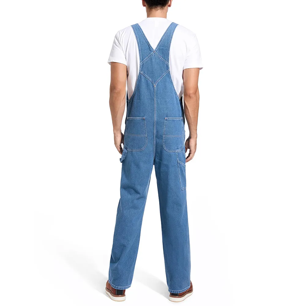 Mens Work Denim Bib Overalls