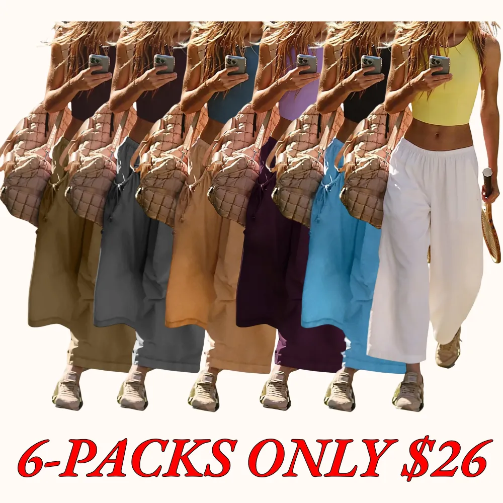 Women's Loose-Fit Wide-Leg Sweatpants