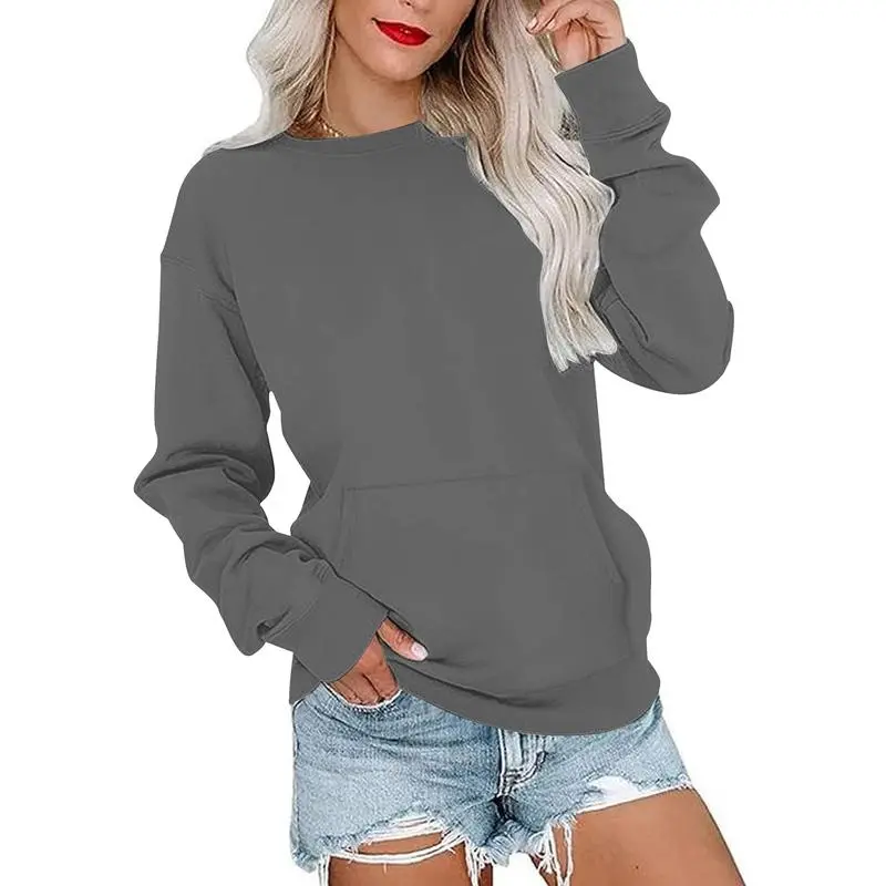 🔥LAST DAY 70% OFF✨Women’s Oversized Crewneck Fleece Sweatshirt
