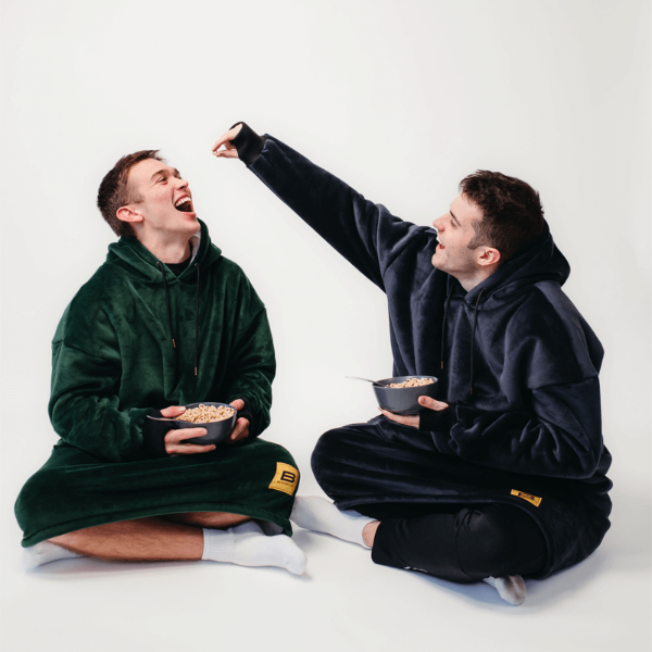 Wearable blanket Oversized with sherpa lining One size fits most.