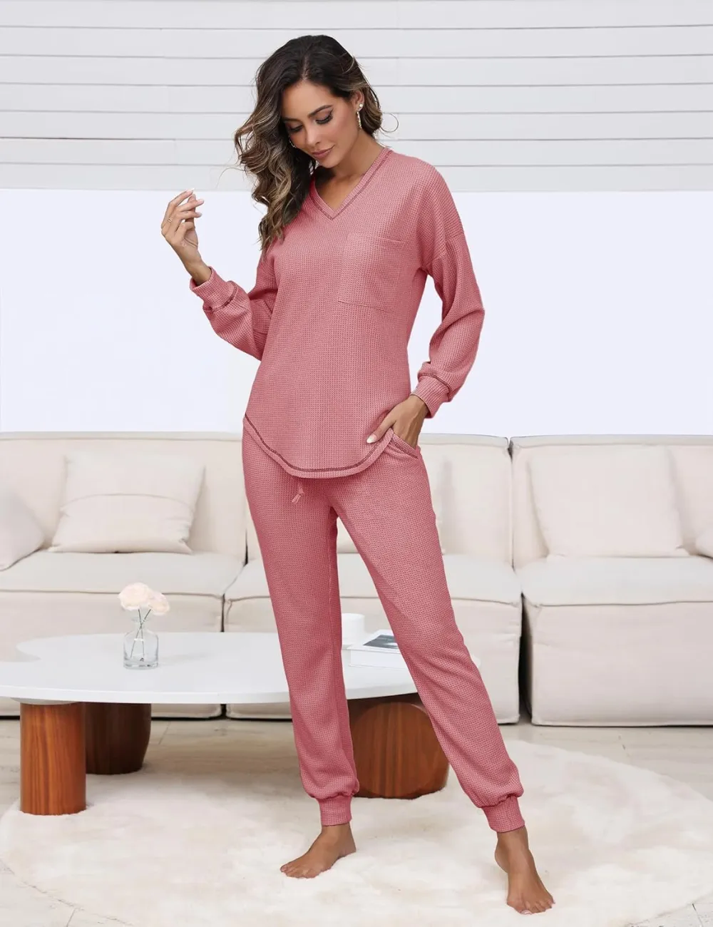Womens Two Piece Outfits Lounge Sets