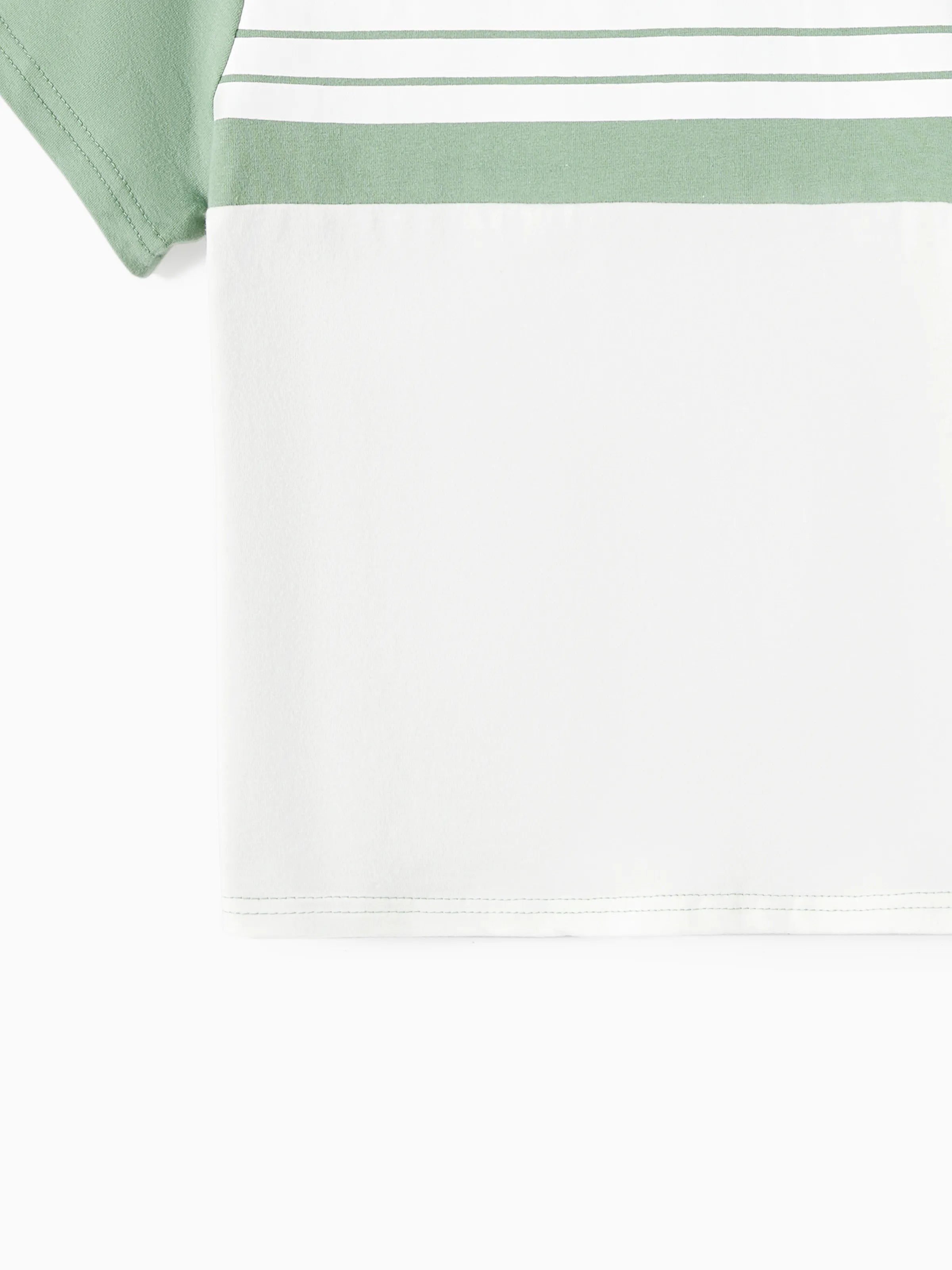 Elegant Broken Flower Matching Outfits for Family, Smocking Design, Medium Thickness Green