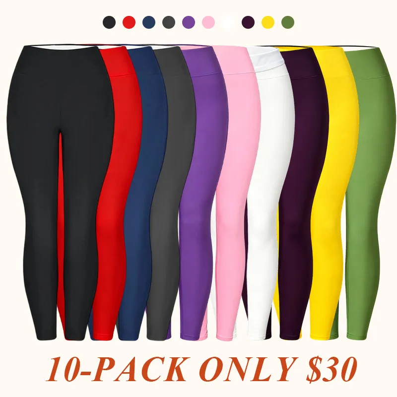 Winter thickened warm fleece lined leggings