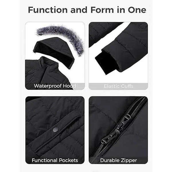 2025 New Women's Plus Size Winter Warm Long Down Jacket