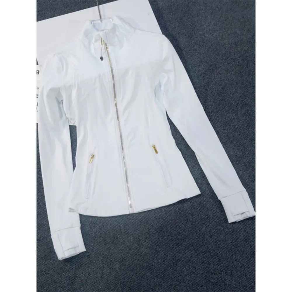 Women's sports stand up collar  yoga jacket