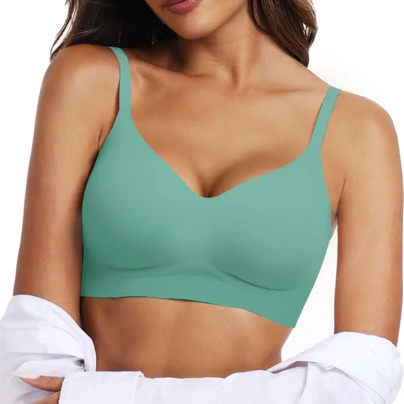 Womens Seamless Bra No Underwire Comfort Push Up Bras Buttery Soft Wireless Bralette