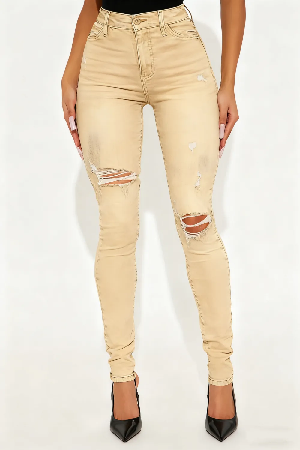 Tall Living Life High Stretch Skinny Jeans