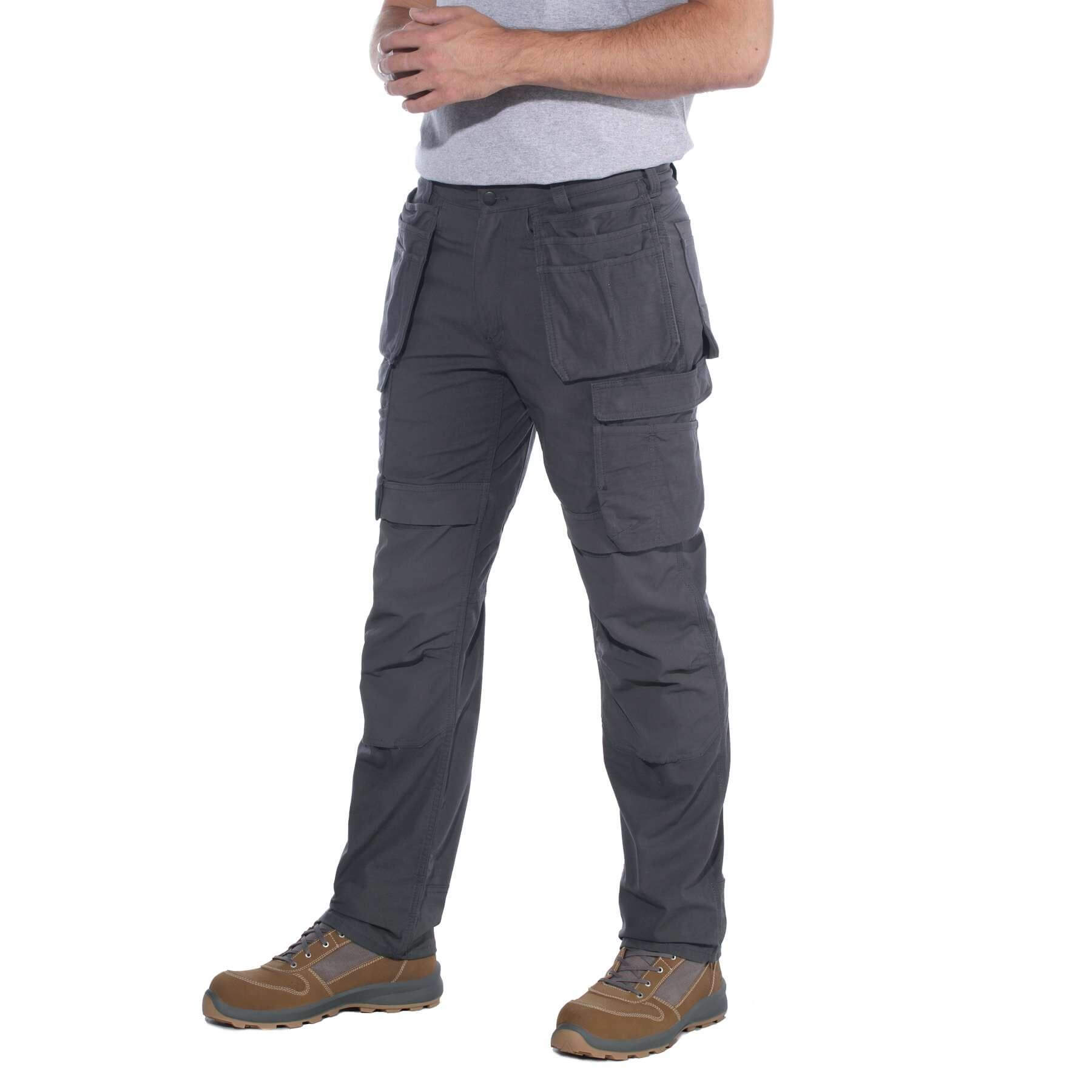 CHT Steel Relaxed Fit Double Front Multi-Pocket Cargo Trousers 103337