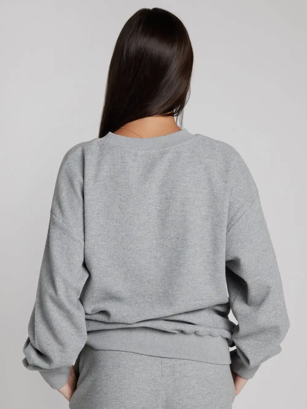 Waffle Lounge Long Sleeve Lounge Set