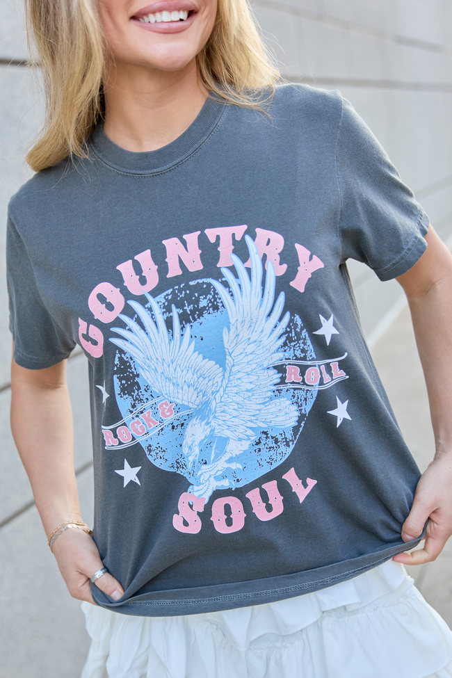 Country Soul Dark Grey Graphic Tee