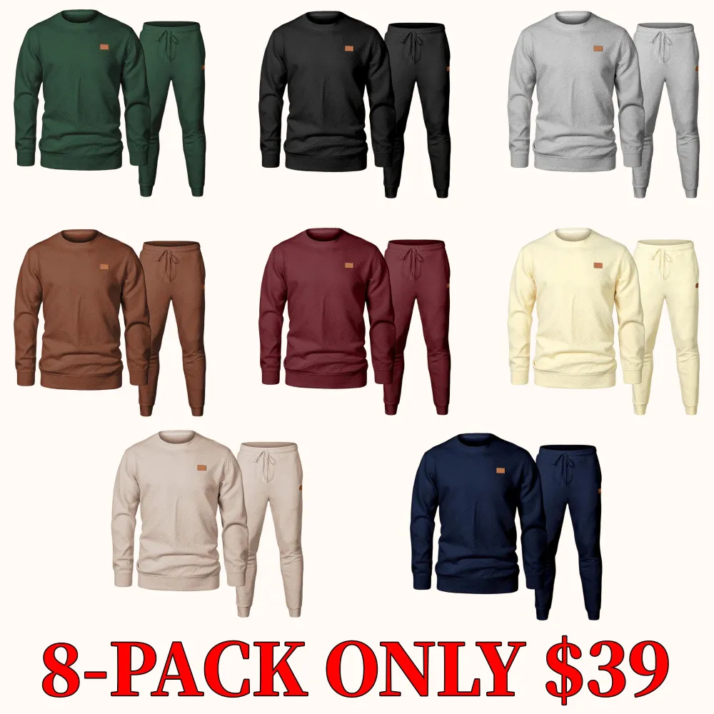 Men's two-piece tracksuit set