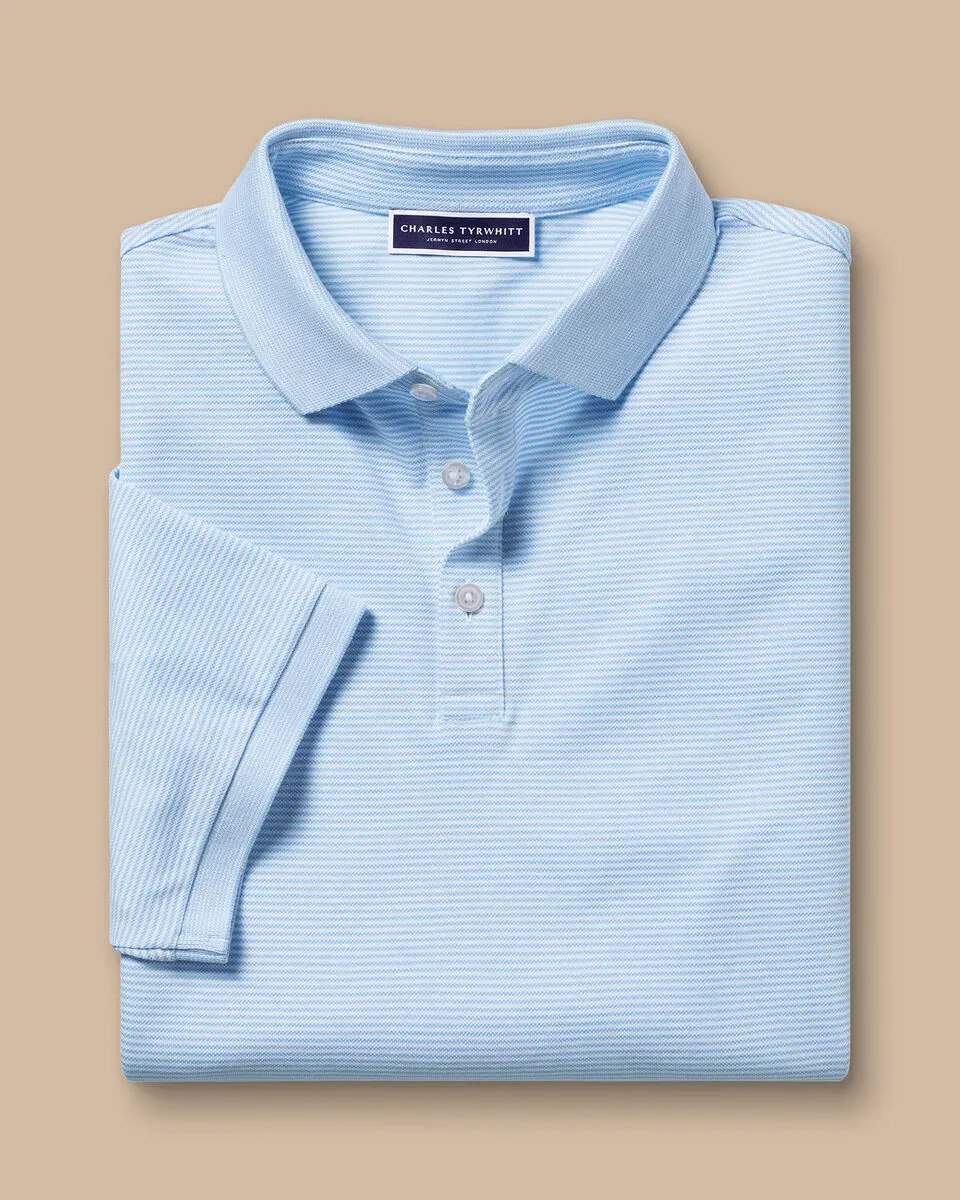 Men'S Casual Business POLO Shirt, Breathable Pique Fabric