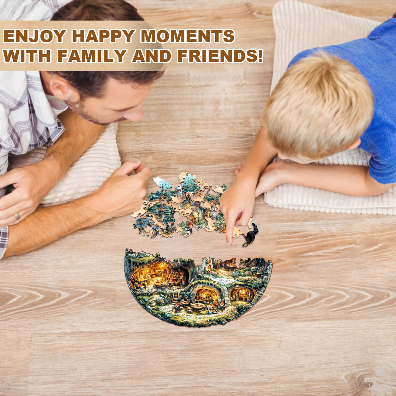 Goblin house Wooden Jigsaw Puzzle