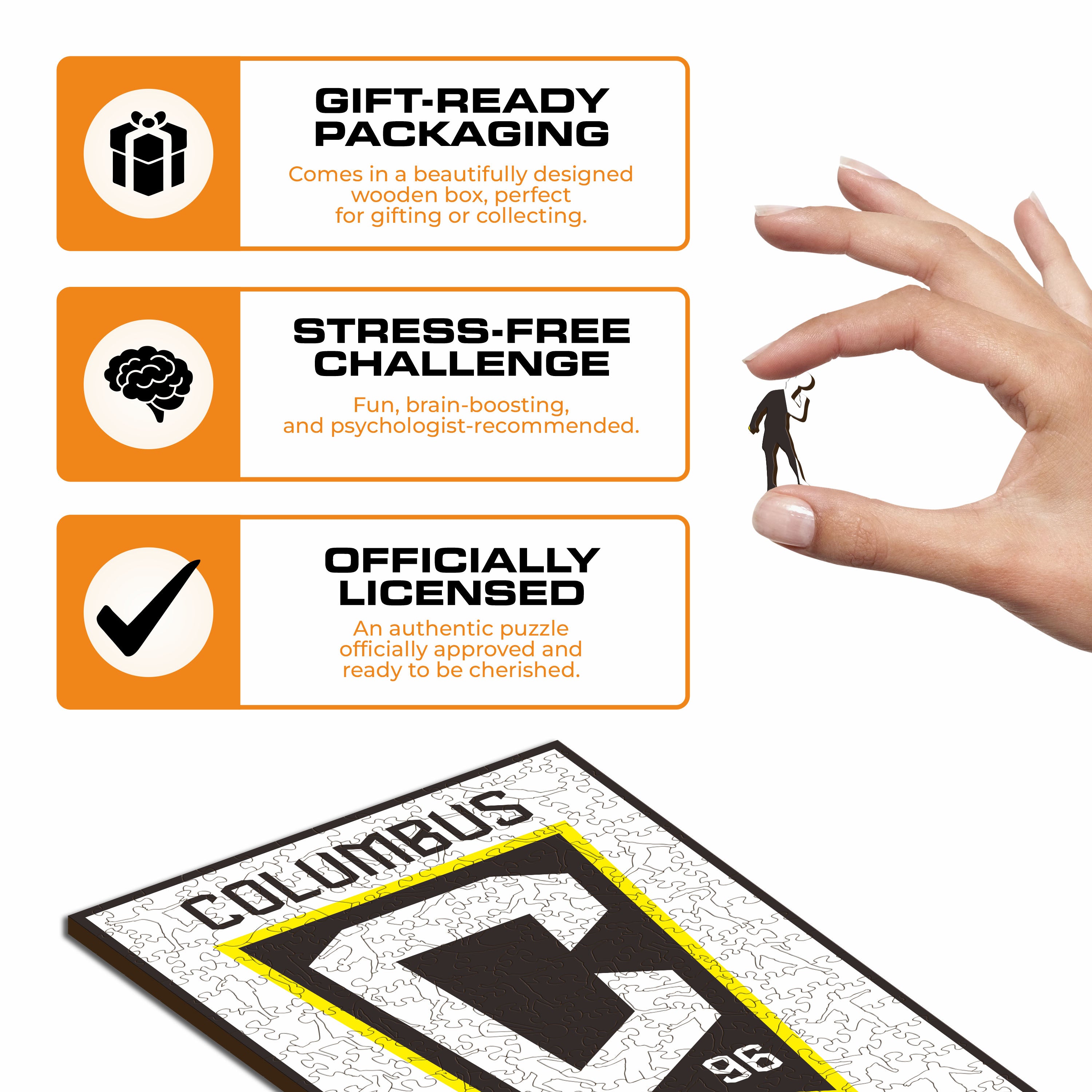 Columbus Crew® Logo - Wooden Puzzle