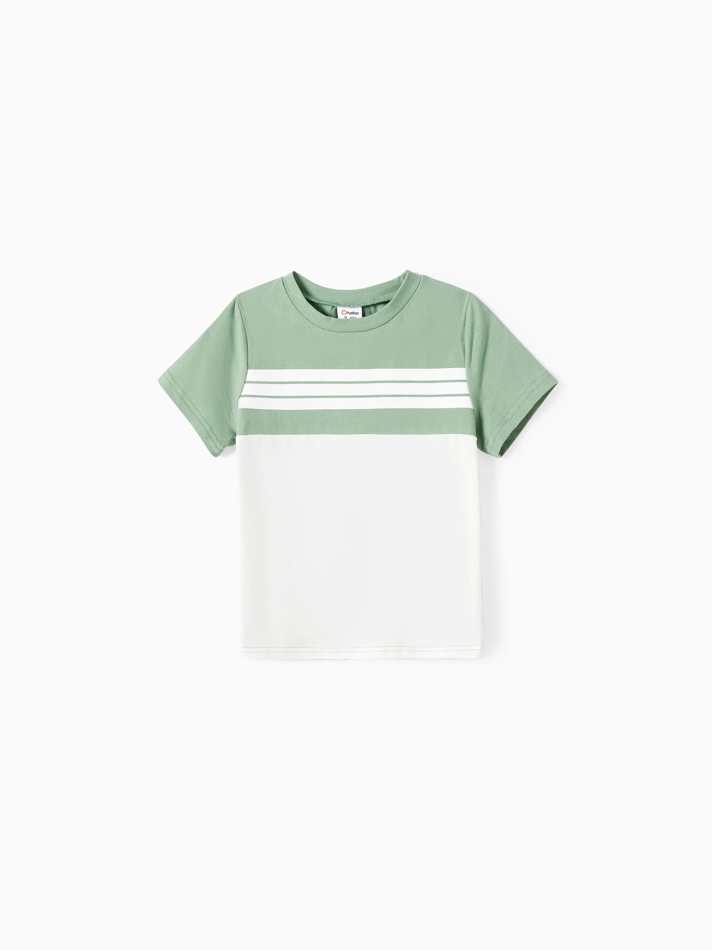 Elegant Broken Flower Matching Outfits for Family, Smocking Design, Medium Thickness Green