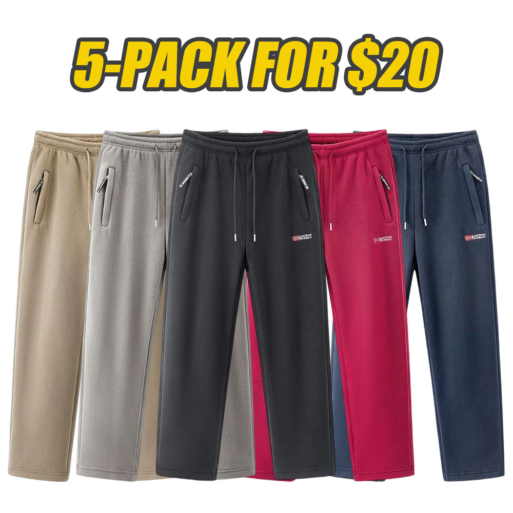 Unisex Winter Outdoor Fleece Pants