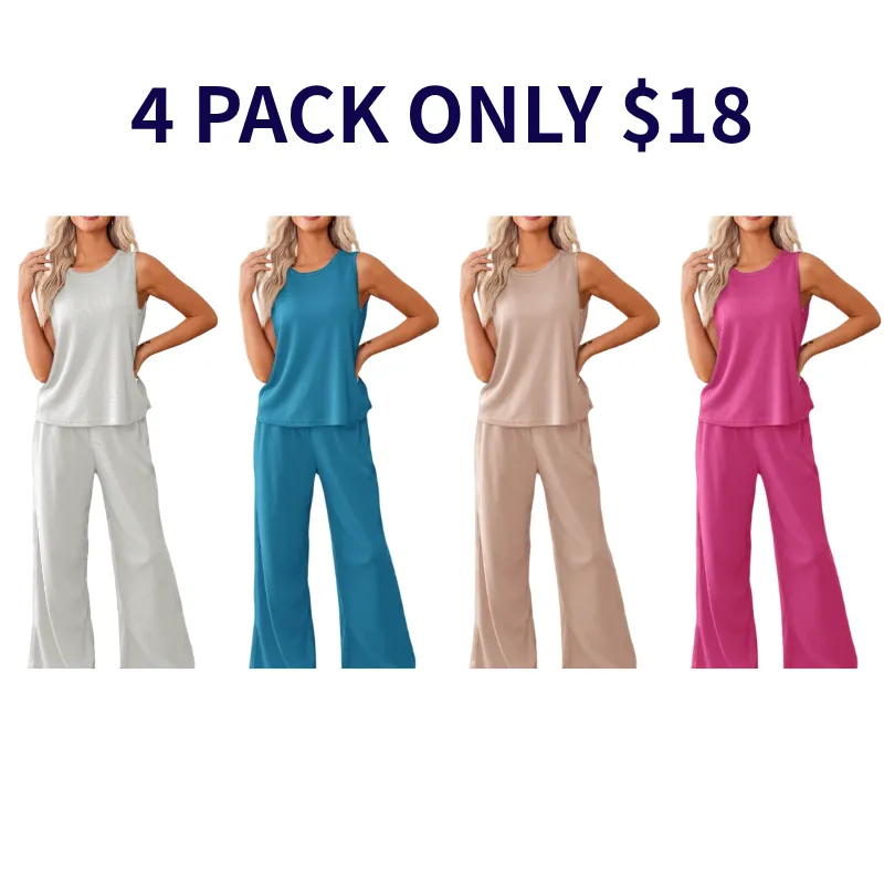 Womens Pajamas 2 Piece Lounge Set