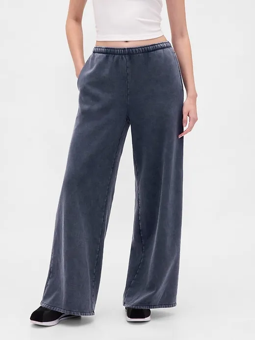 Women's VintageSoft Baggy Wide-Leg Sweatpants