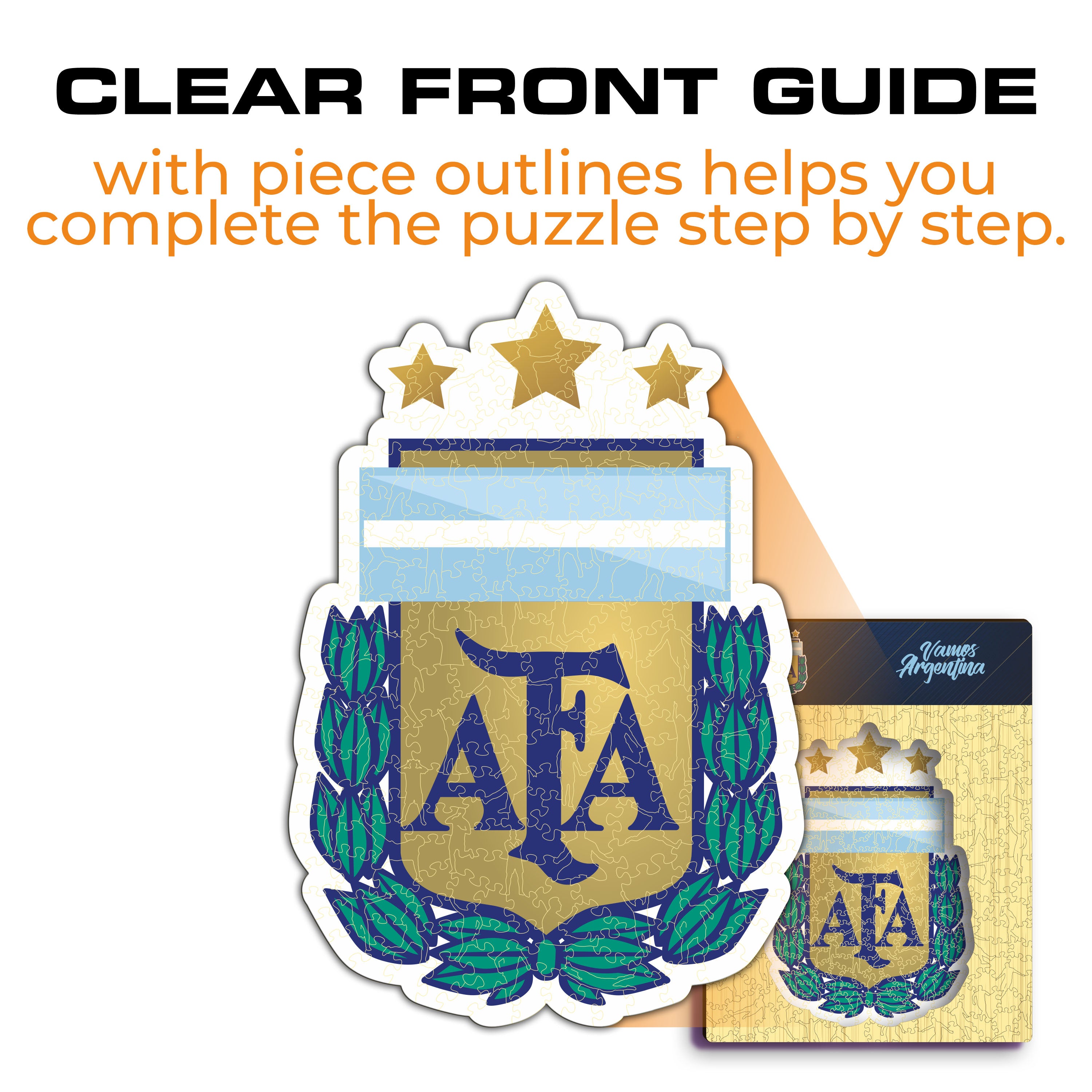 Argentina® Logo - Wooden Puzzle