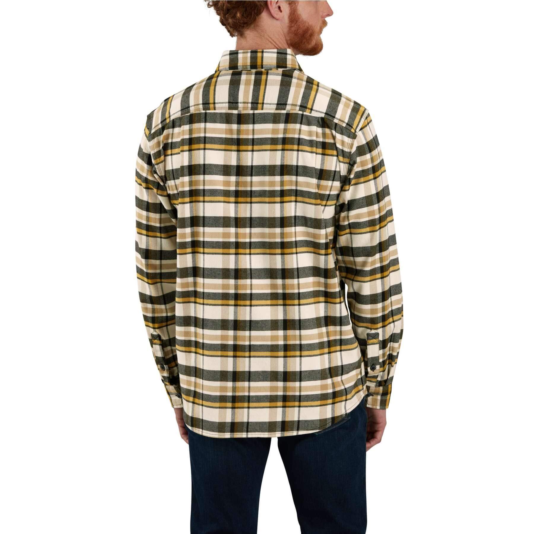 CHT Flannel Rugged Flex Relaxed Fit Midweight Long-Sleeve Plaid Shirt 106352