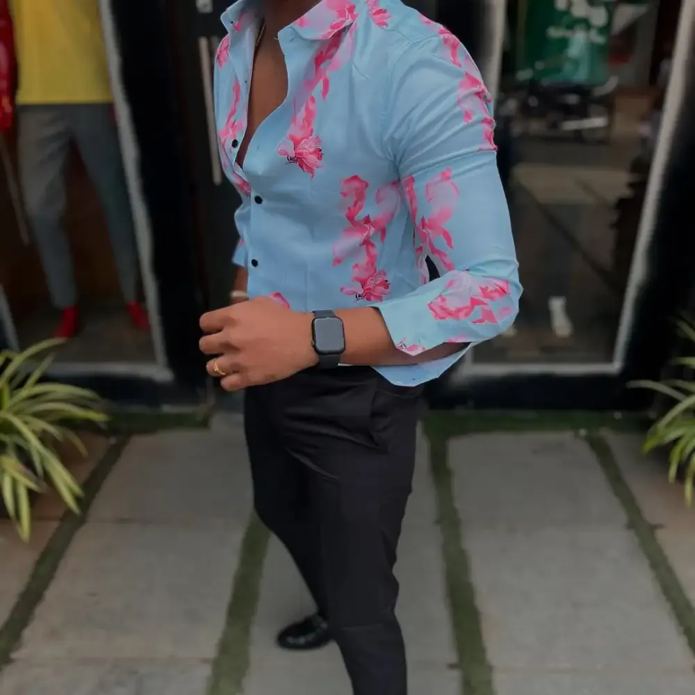 Men'S Style Casual Pattern Shirt