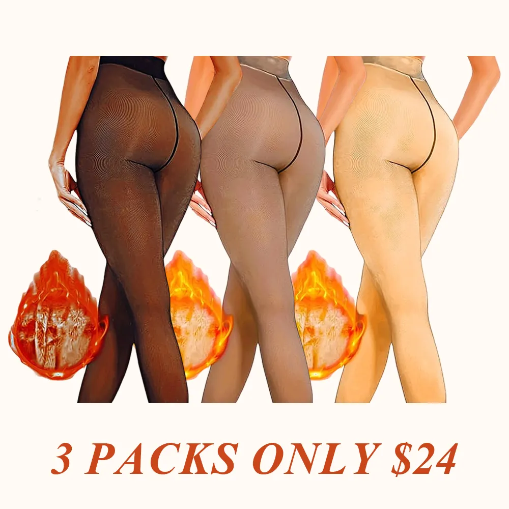 Winter Warmest Tights! Fleece Lined, Completely Opaque