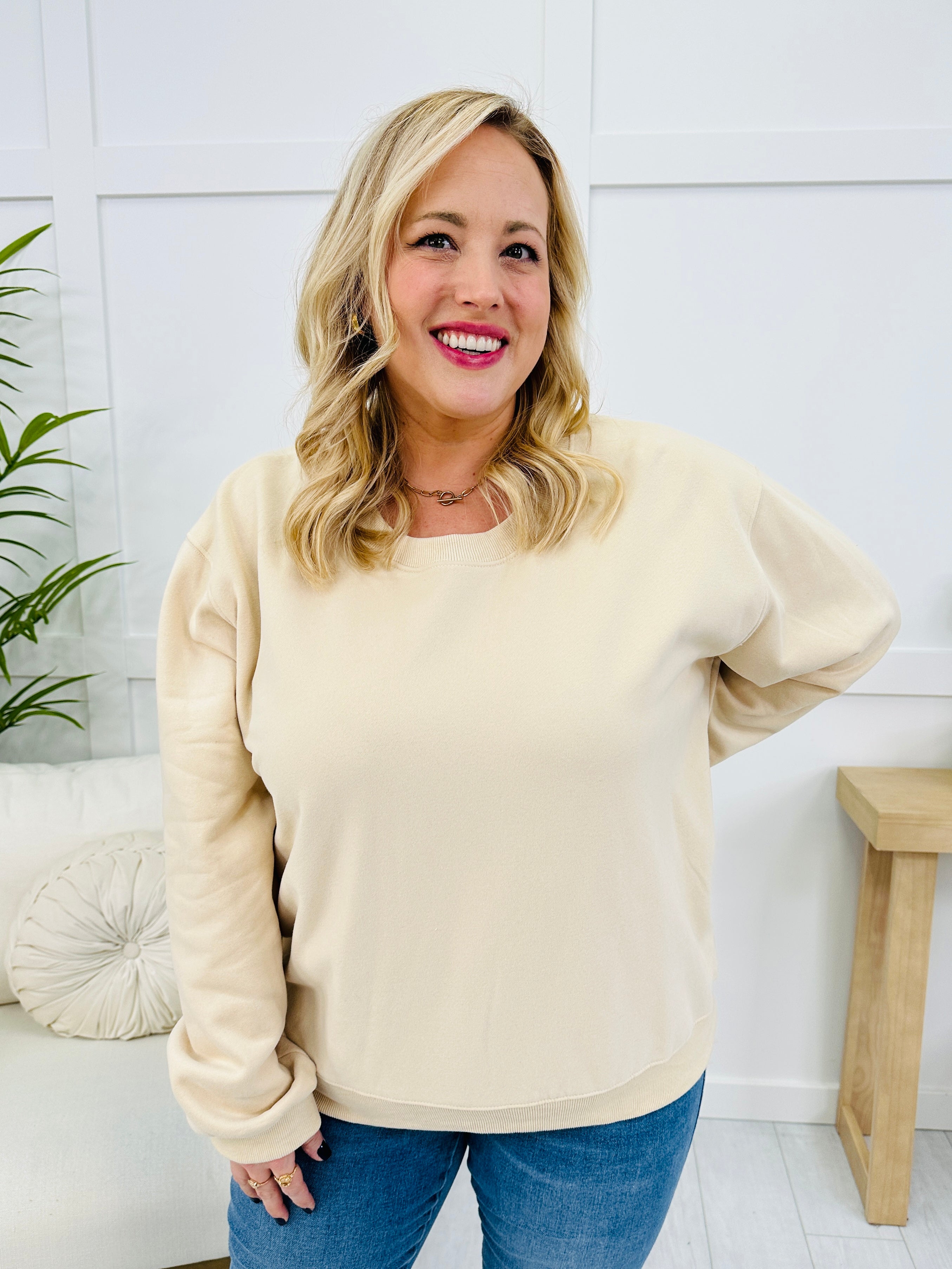 REG/CURVY MOCO Exclusive Basic Babe Pullover- Multiple Colors!