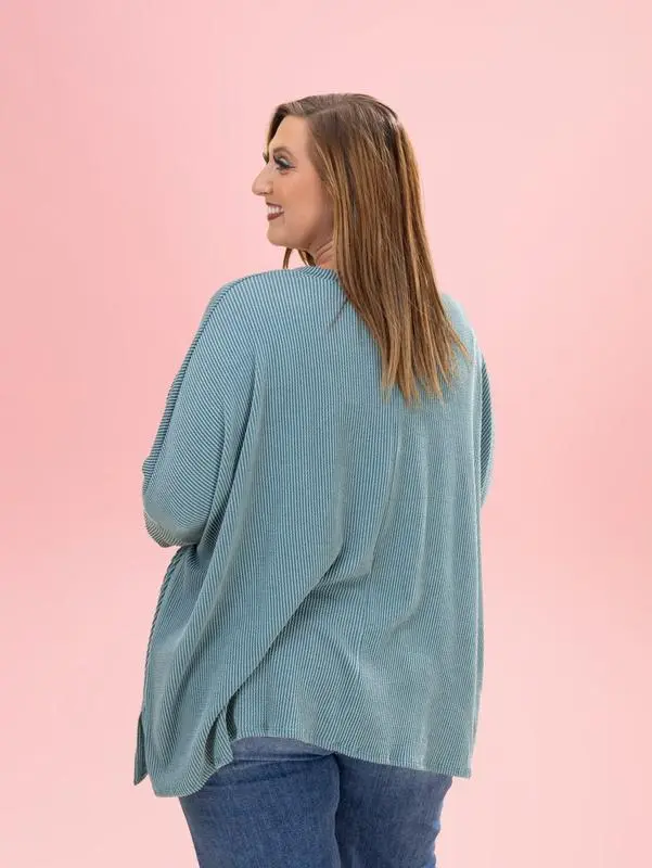 Raised Rib Easy Fit Top