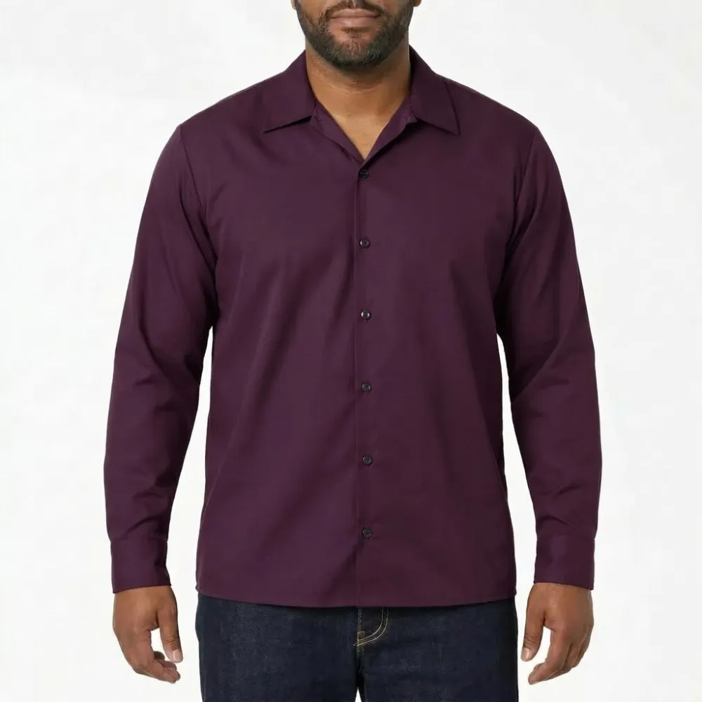 2026👍Work  Shirt 1574 Men's Long Sleeve Button Up Multiple Colors Available